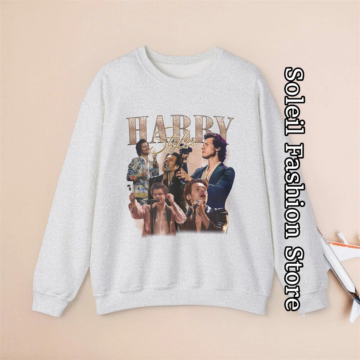 Harry Styles Unisex Sweatshirt Women Men Autumn Pop Culture Pullover Trendy Crewneck Long Sleeve Clothing Music Lover Gift