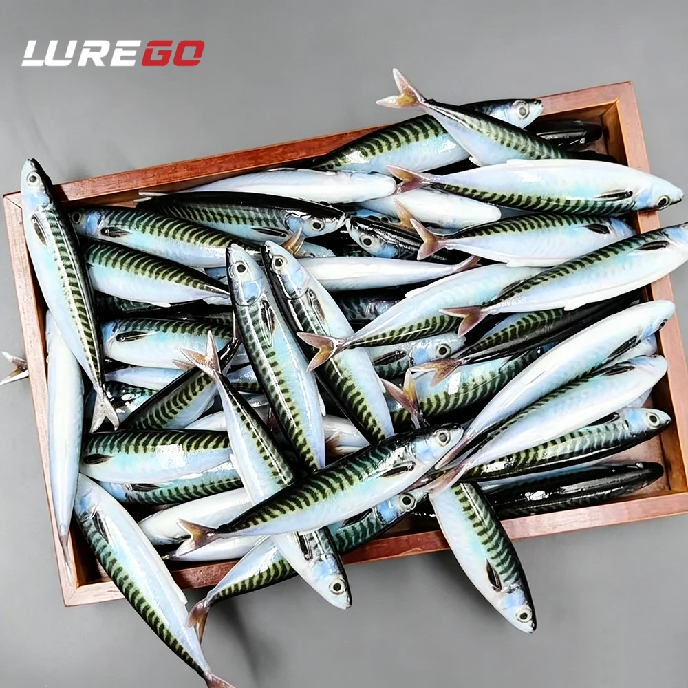 3 Stück 5,71 Zoll 33,5g Trolling-Hardbaits, Realistische Sardinen-Angelköder für Thunfisch & Makrele, Salzwasser-Tiefsee-Bootsangeln