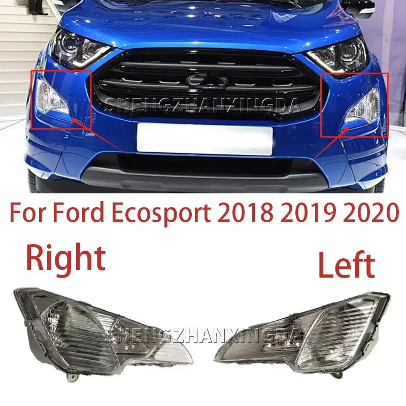 Ford Ecosport 2018-2020 Halogen Fog Light Daytime Running Light Waterproof Warning Auto Parts Compatible with Ford Ecosport