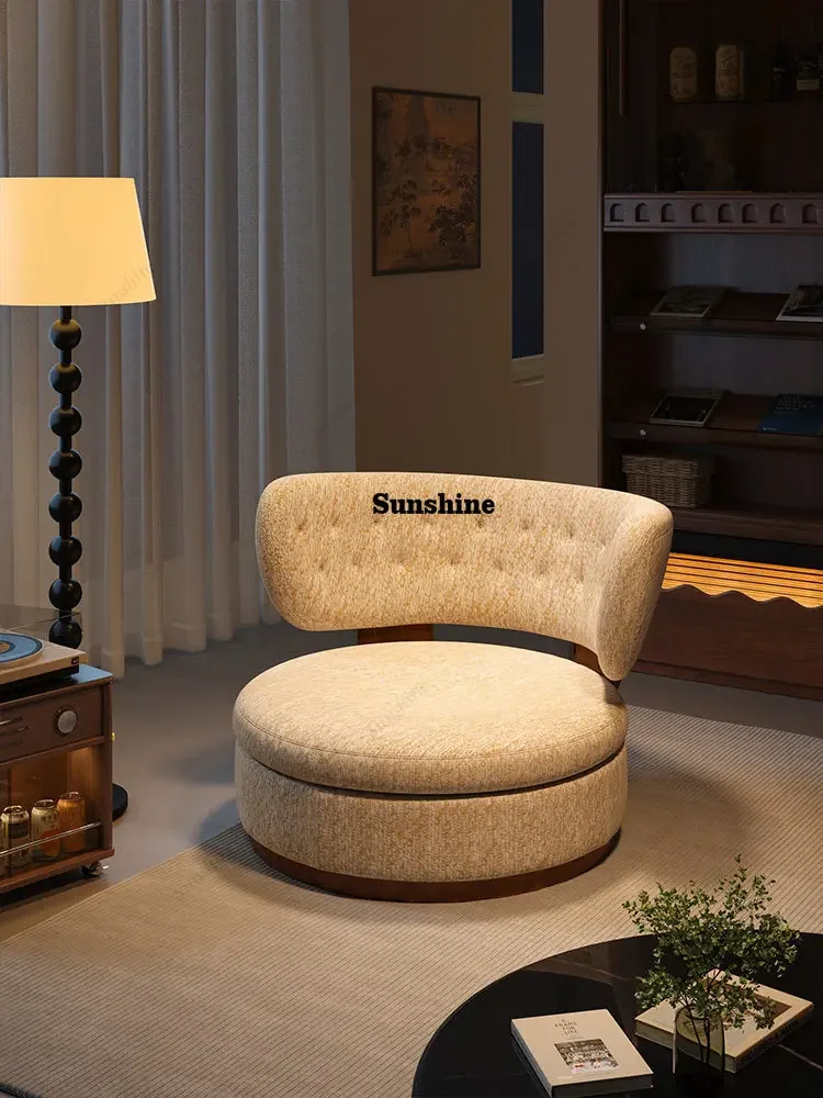 

Кресло-качалка из красного дуба, винтажное французское, из массива дерева, для гостиной, для небольшой квартиры, одноместное, FT