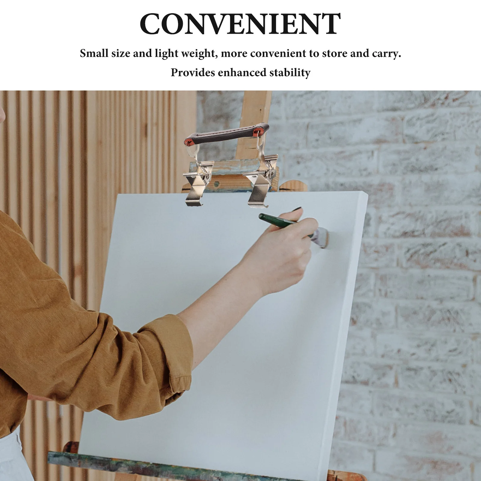 Wet Canvas Carrier Metal Clip Ergonomic Separate Clamp for Oil Painting Frame Canvas Holder Metal Frame Holder