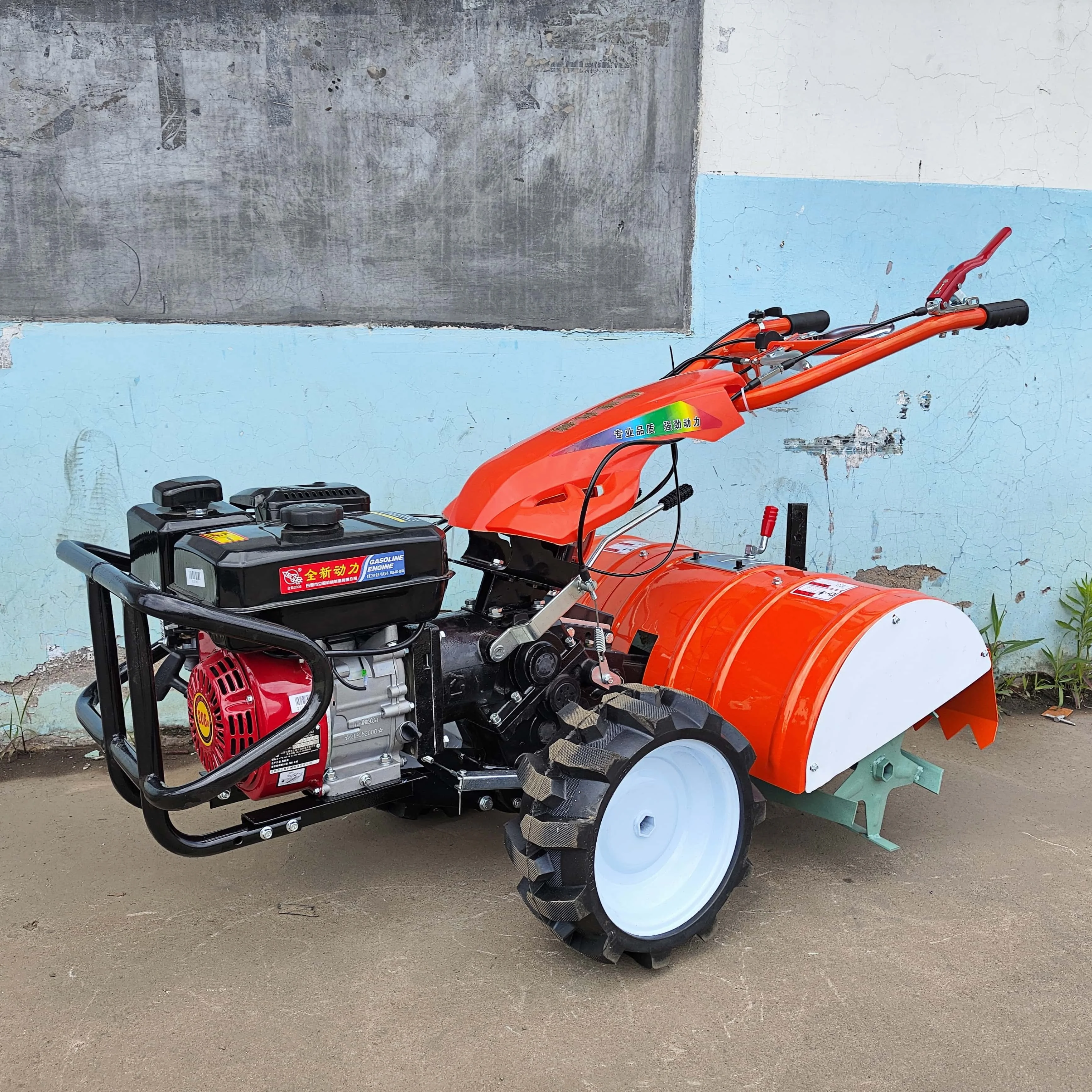 【Hot】Factory Direct Supply Agriculture Multi-Function Four-Drive Mini Tiller Farm Cultivator 4KW Agricultural Machine