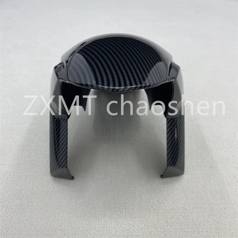 The ABS Motorcycle fairing Ninja ZX10R Big Bull full vehicle guard plate 2016-2024 carbon fiber painted front fender.