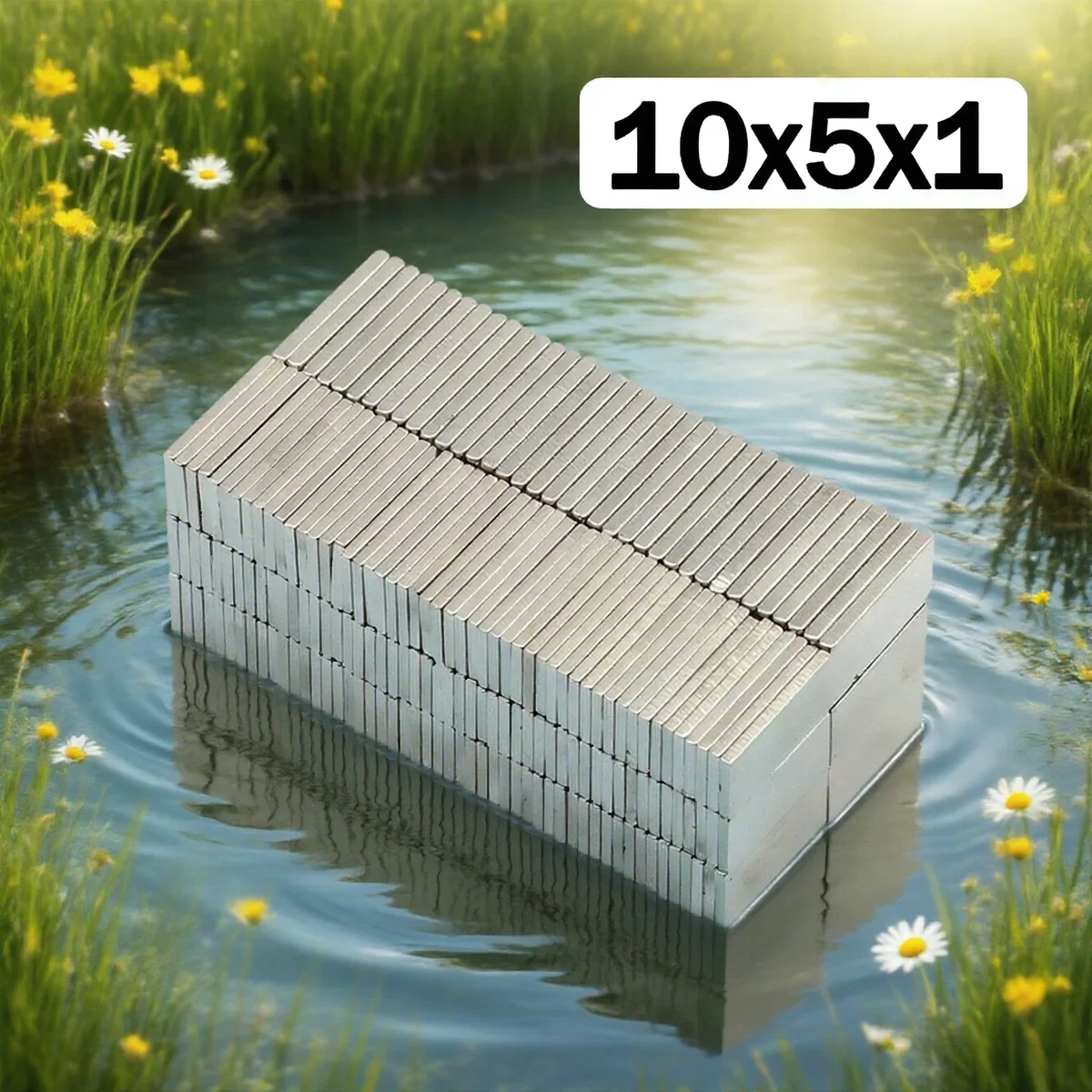 

10X5X1MM Powerful Neodymium Magnet Block Super Strong Magnets N35 NdfeB Permanent Magnetic imanes Refrigerator Magnet