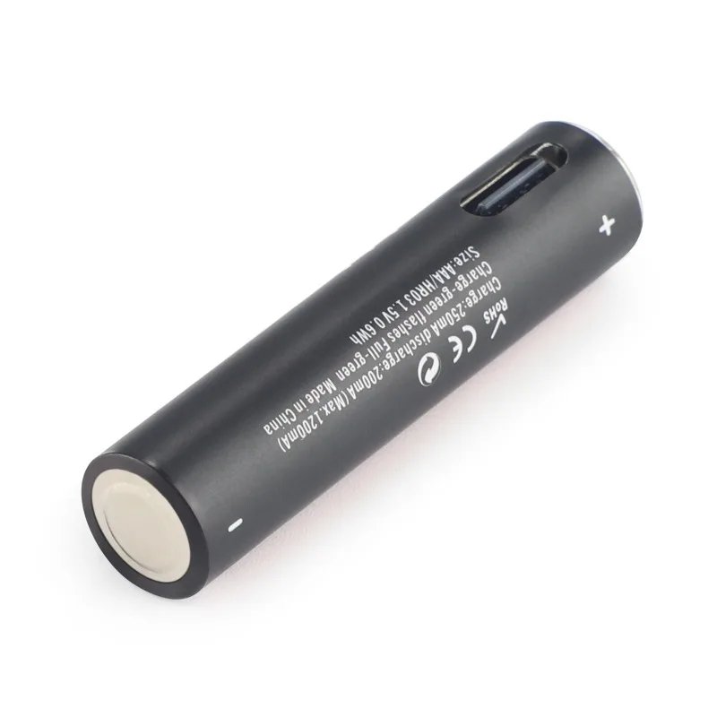 2-8 PCS 1.5V AAA Rechargeable Battery 600mWh USB Rechargeable Lithium Battery with TYPE-C Cable for Fast Charging USB Charging