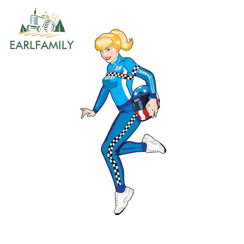 EARLFAMILY 13cm x 6.1cm For Spirit of Indiana Vinyl Car Stickers Personality Refrigerator Decal Waterproof Scratch-Proof Decor