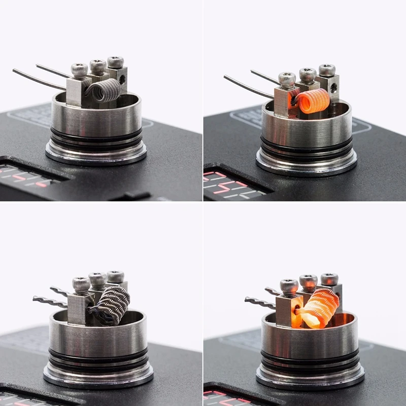 لفائف القراصنة المصنوعة مسبقًا ، أداة A1 ، مزيج لفائف ملتوية لخلية RDA RBA Atomiz ، خلية النمر الرباعية الغريبة ، 48