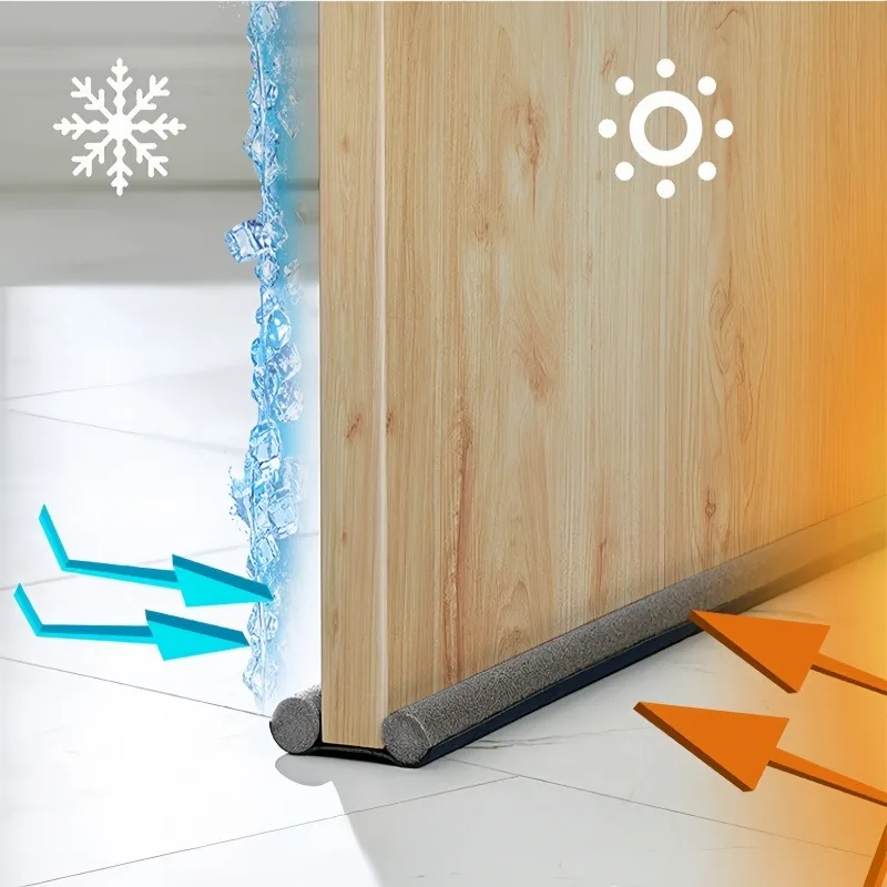 

Гибкая уплотнительная лента для нижней части двери, 96 см, звукоизоляционная шумоподавляющая пробка под дверной стопор, пыленепроницаемая погодная лента для окон