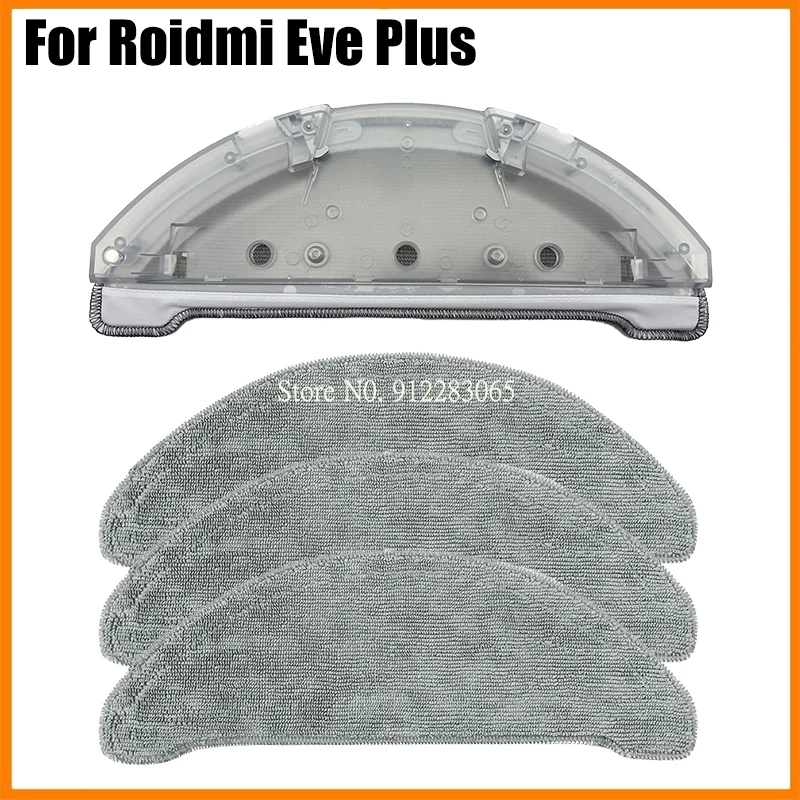 For XiaoMi Roidmi Eve Plus Vacuum Cleaner Robo Water Tank Mounting Bracket Accessories T Replacement Spare Parts Mop Cloth Tray