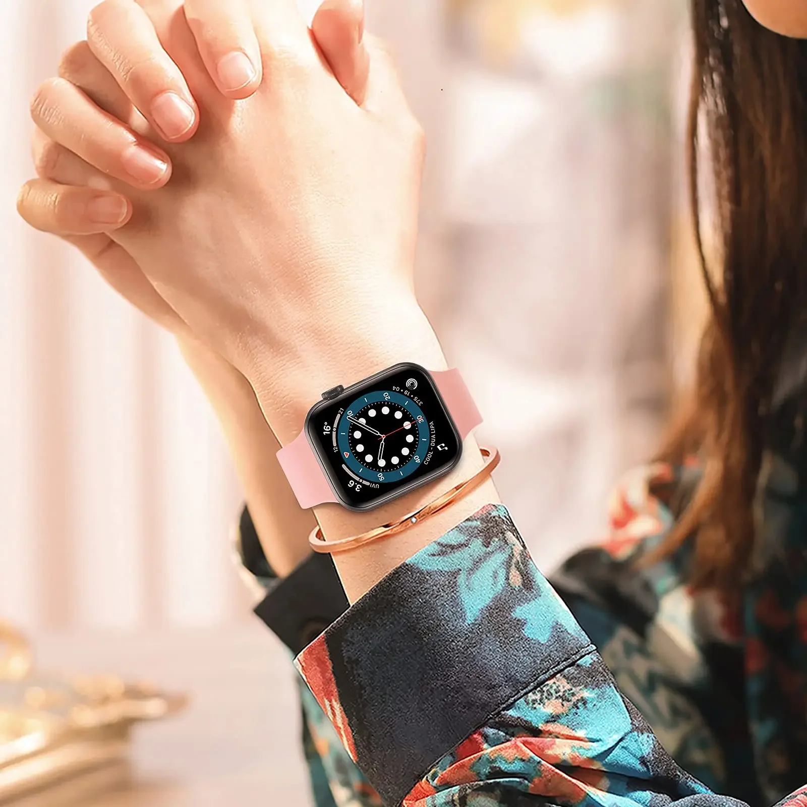 Cinturino in Silicone per cinturino Apple Watch 44mm 40mm 45mm 41mm Ultra 49mm 42mm 46mm bracciale per Apple iWatch Series 10 9 7 8 Se 4 5 6