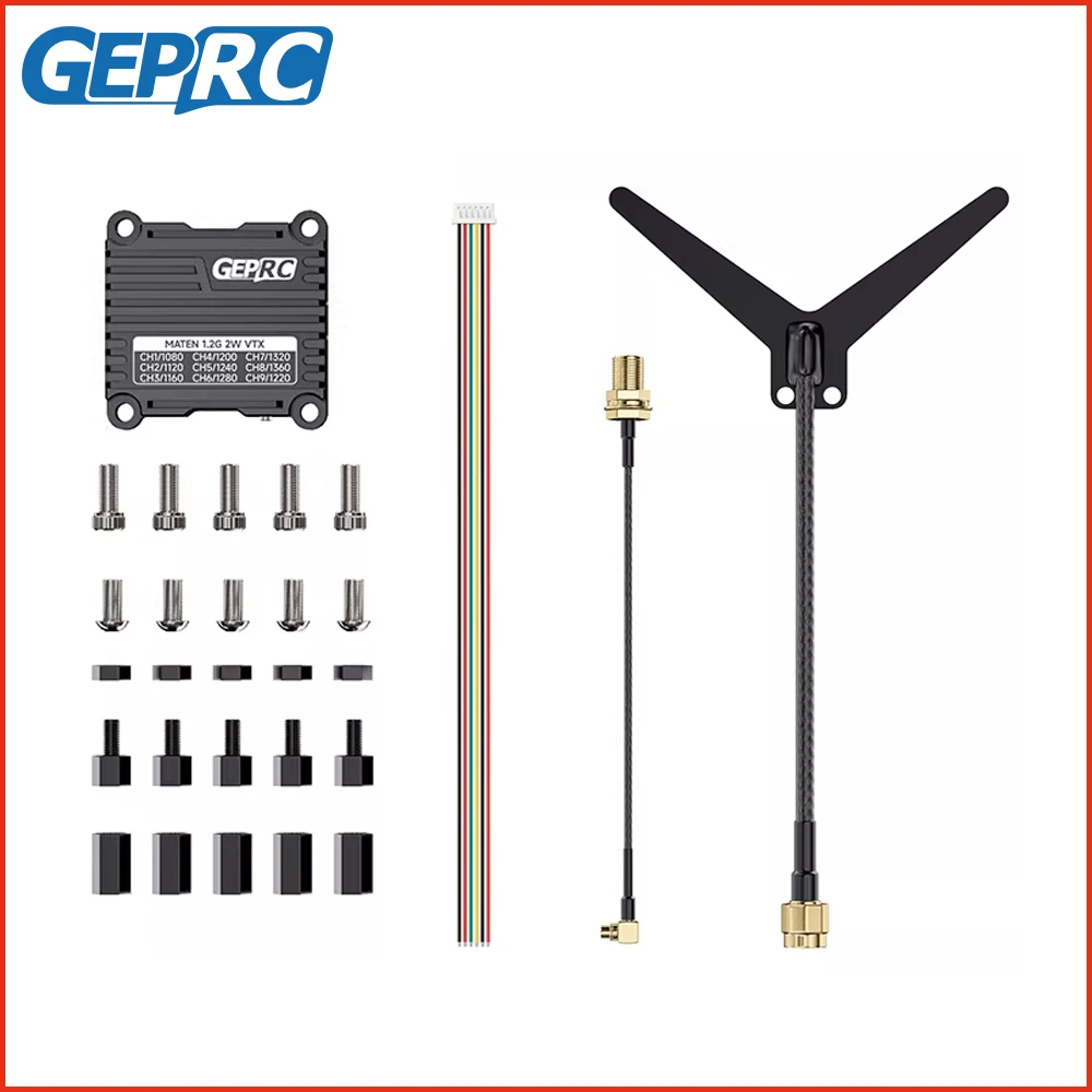 GEPRC MATEN 1.2Ghz 2W 2-8S 9CH 30.5*30.5mm Transmission d'image FPV Vtx