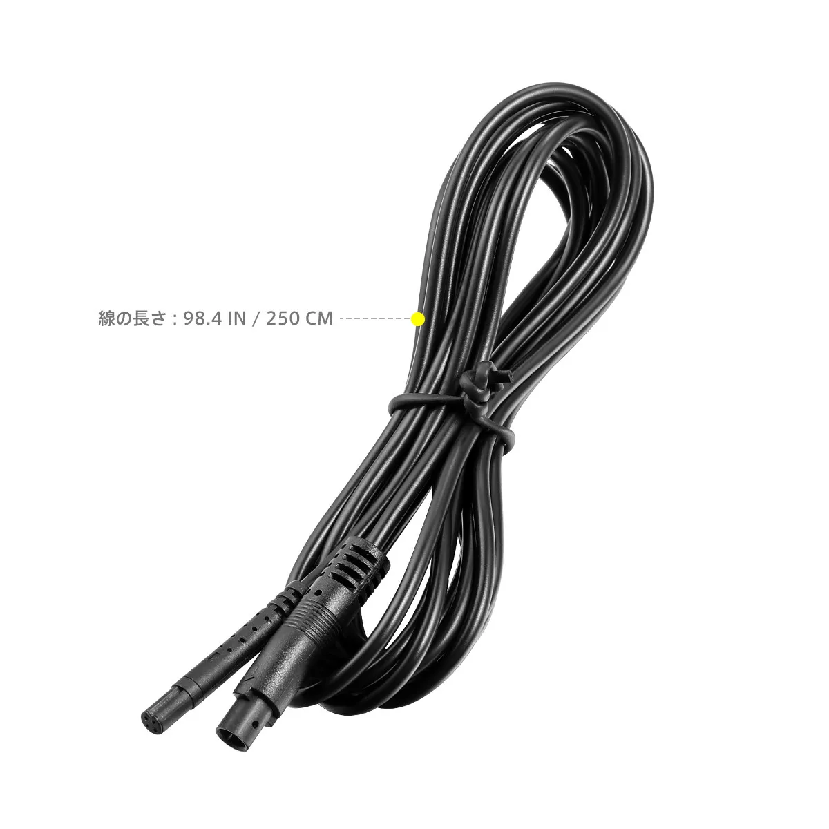 2.5 Meter Industrial Grade 12V 24V Cigarette Lighter Extension Cord for Rv Camper Trailer Bus Van Dash Cam Backup Camera Power