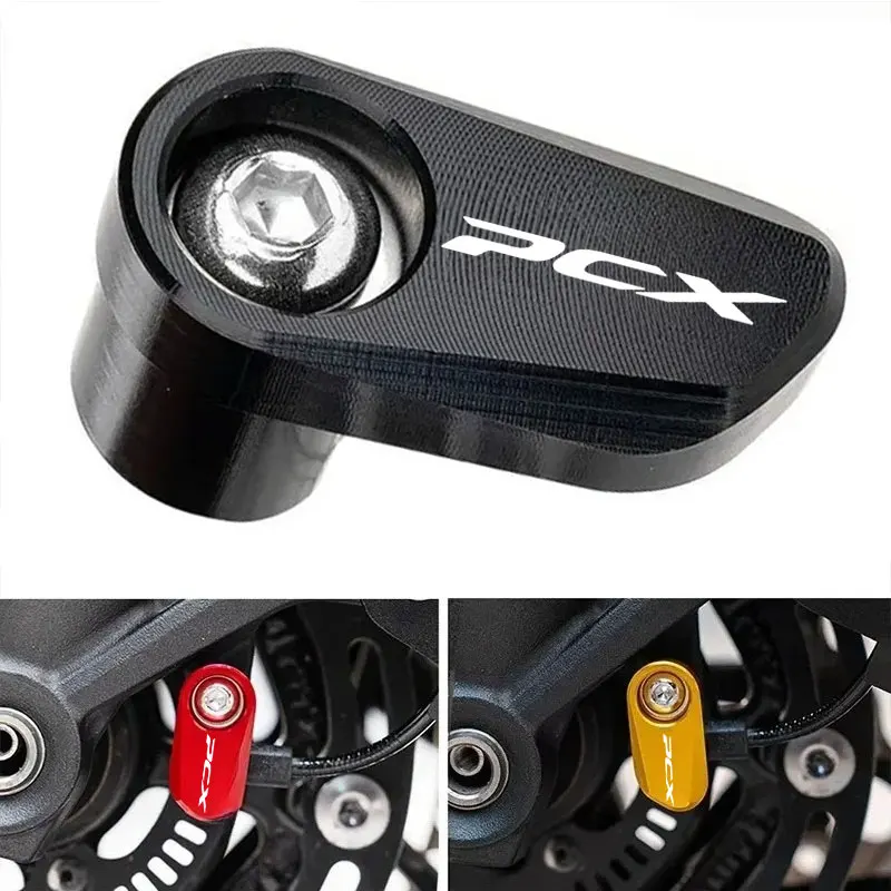 For Honda PCX125 PCX150 PCX160 PCX 125 150 160 Hot Deals Motorcycle Accessories Aluminum Front Wheel ABS Sensor Protection Guard