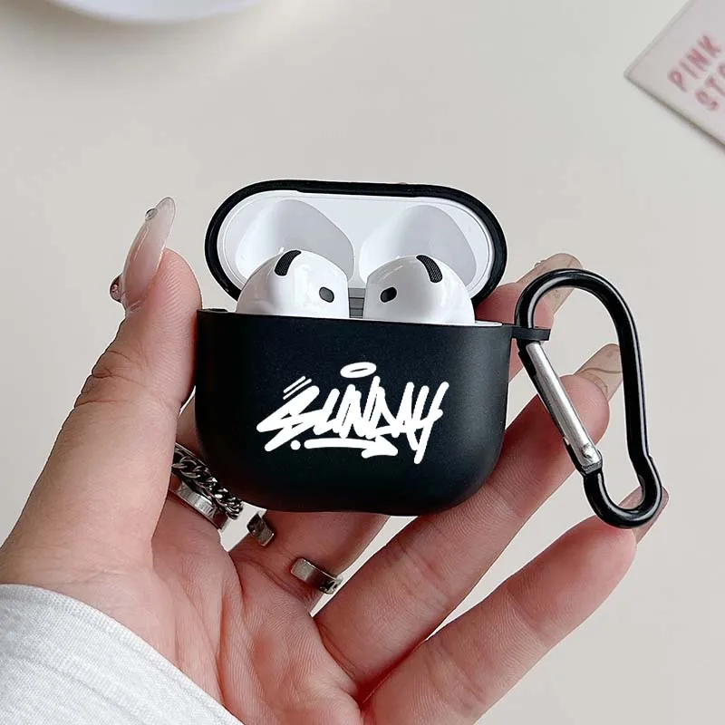 Casing Headphone Desain Grafiti Dope Trendi untuk Apple untuk Airpods 1 2 3 4 Pro 2 dan Casing Pro Penutup Earphone Hadiah Keren untuk Pria
