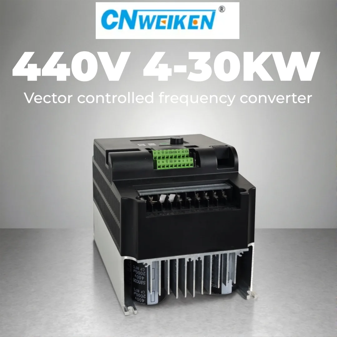 Adjustable Speed Frequency Converter VFD Inverter 4-30KW 3P 440V Output for Three Phase Motor Low Frequency Inverter