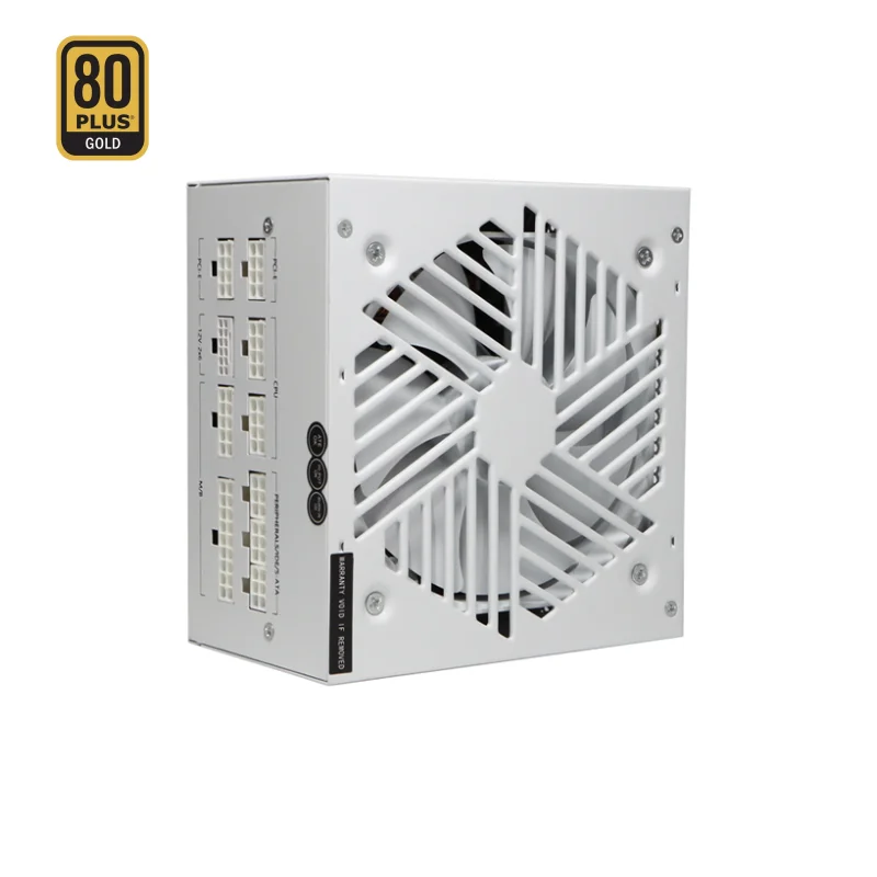Factory Wholesale White 100-240V 80plus Gold Medal Full Modular ATX 750W 850W 1000W 1250W Gaming Computer Power Supply