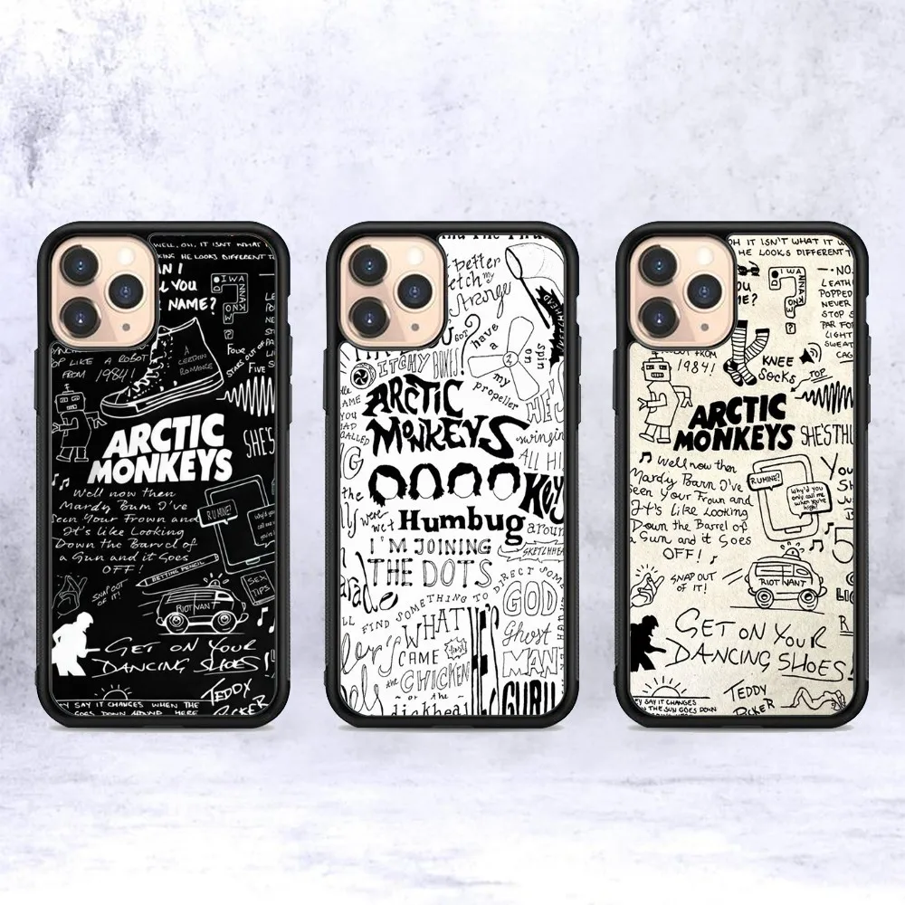 

Arctic Monkeys Phone Case Silicone PC+TPU For For IPhone 11 12 13 14 15 16 Plus Pro Max Cover