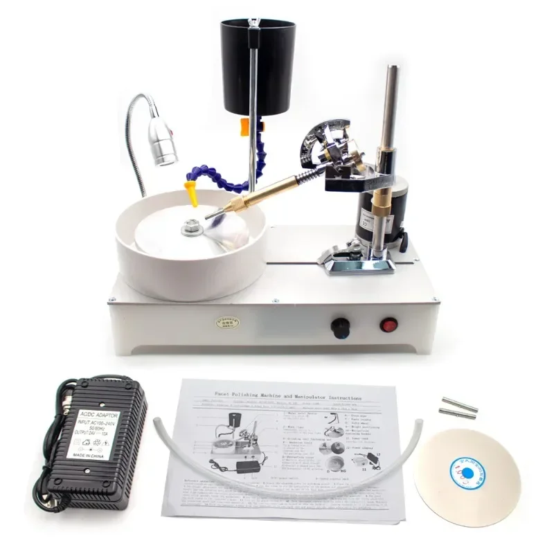 Gemstone Grinding Faceting Machine Faceted Gem Polishing  Jewelry Polisher Flat Grinder Lapidary  2800RPM 120W