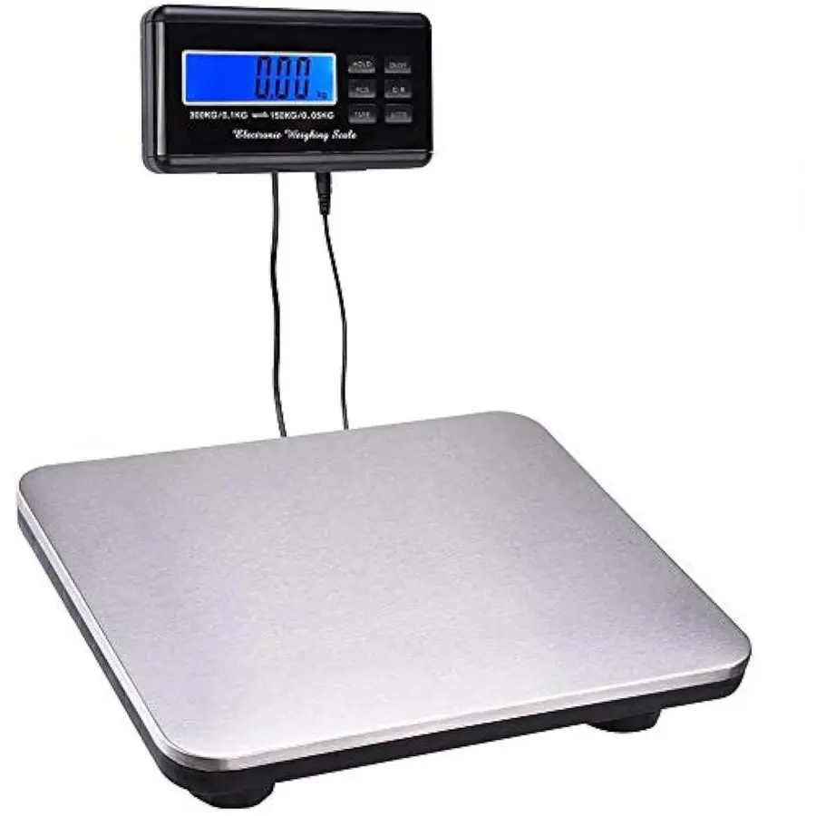 

Postal Scale LCD Digital Scale Floor Platform Scale 300kg Capacity for Shipping Weighing