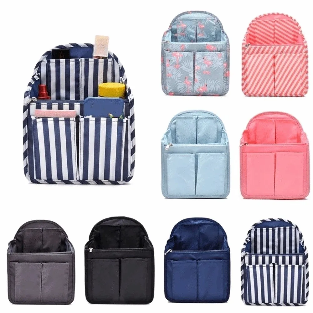 Multi-pockets Backpack Storage Insert Bag Inner Multifunctional Inner Liner Storage Bag Travel Essentials Large Capacity