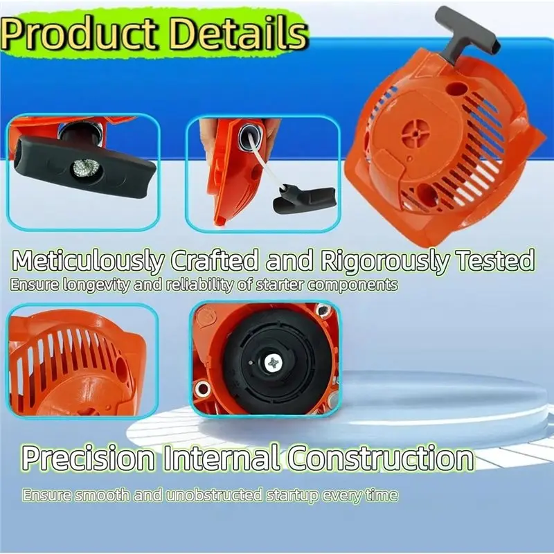 A08R-Replacement Recoil Starter Assembly With Pull Cord For 525L 525LS 525LST 525RS- Models 578992501 596249001
