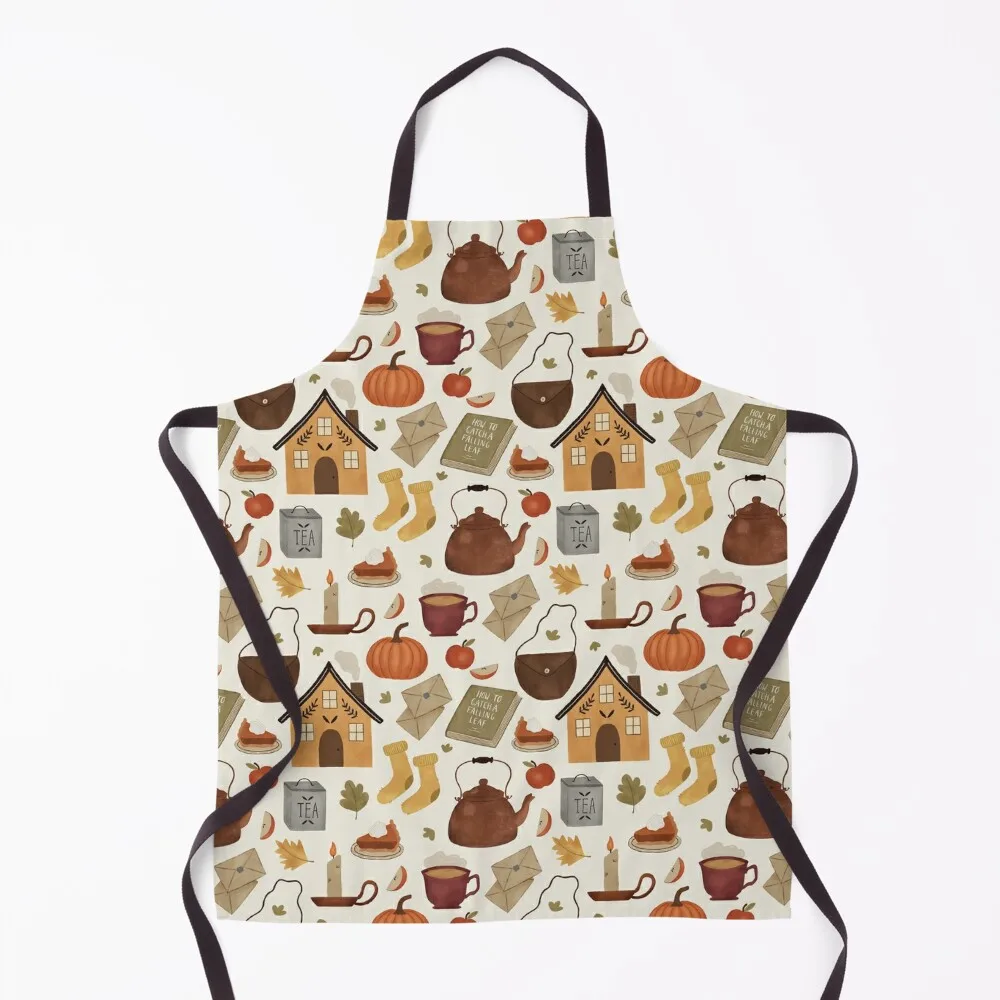 Autumn Cottage Days Apron home women kitchen clothes Kitchen Apras Man esthetician Apron