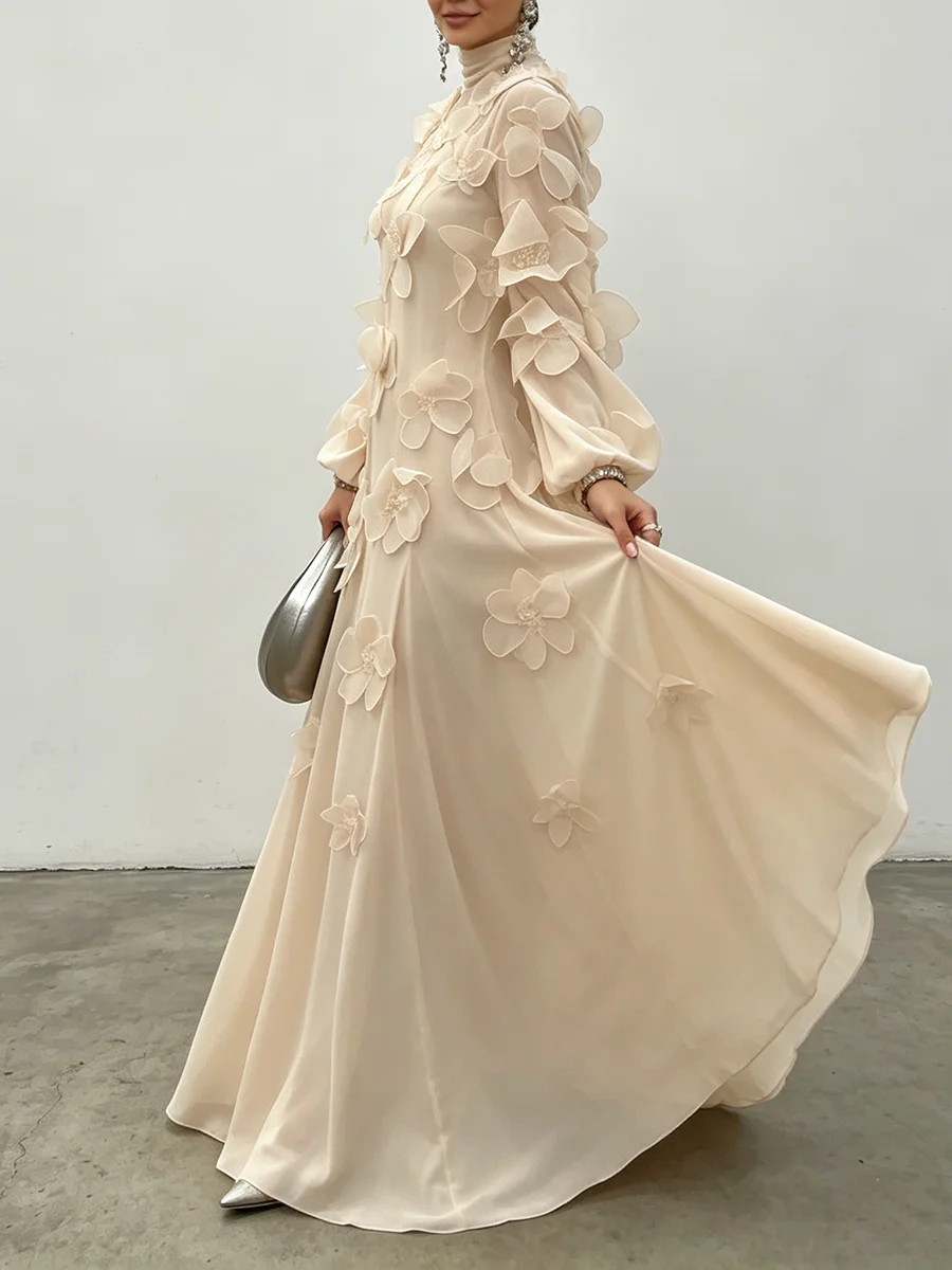 TWOTWINSTYLE Gaun Midi Elegan  - Midi Skirt Floral ulasan dan harga
