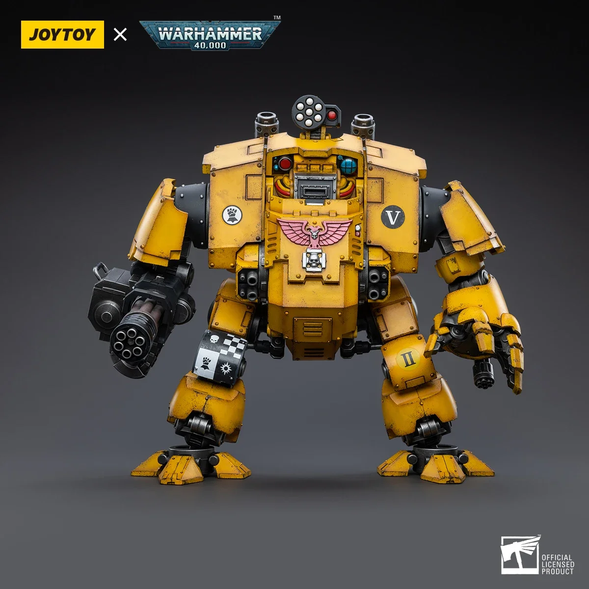 [In Stock] JOYTOY Warhammer 40k Action Figures 1/18 Horus Heresy Imperial Fist Leviathan Dreadnought Anime Model Collection Gift