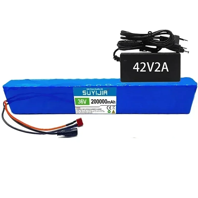 36V 10S4P 200000mAh 18650 original rechargeable Li-Ion battery high power cell electric bicycle motor built-in BMS protection