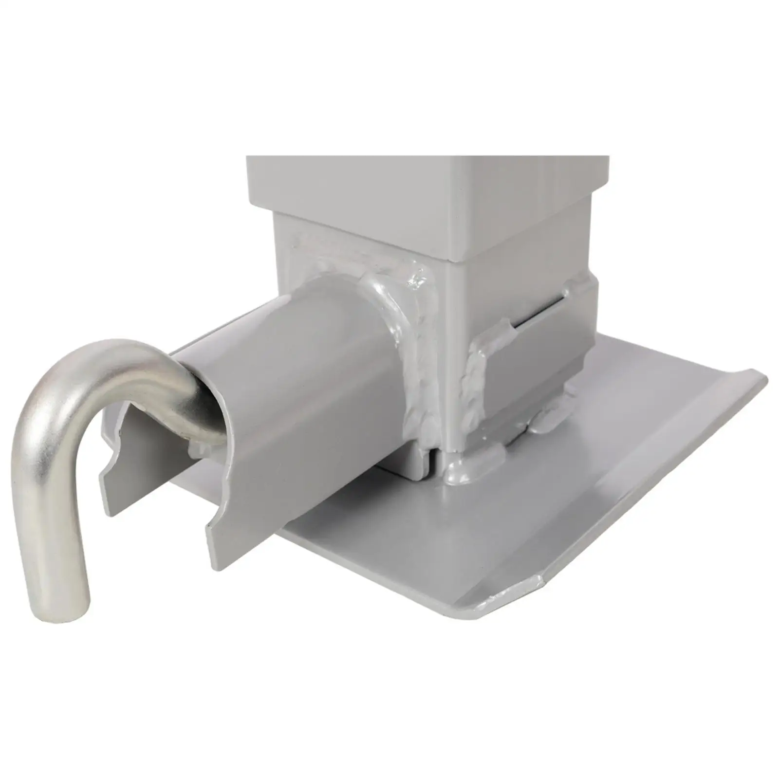 

26 Inch Travel Car Jack Weld on Heavy Duty Trailer Jack 12000 Lbs Capacity Sidewind Crank for Utility Trailers