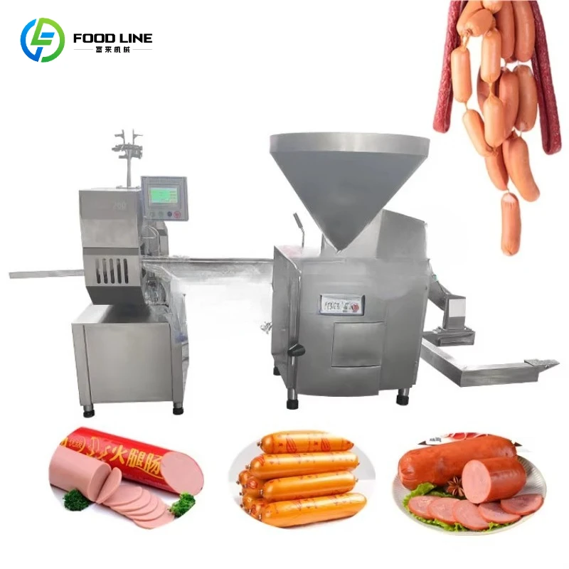 Customized Hot Sale Heavy Duty Sausage Filling Vacuum Stuffed Function for Smoker Sausage Meat Processing Machinery