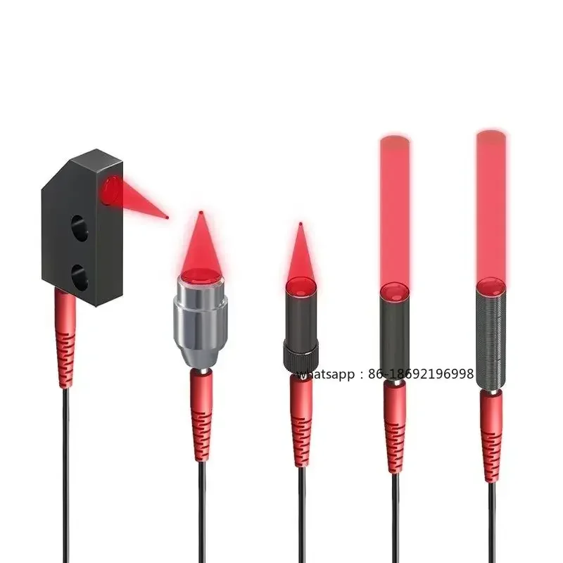 Optical Fiber Focusing Mirror Lens Parallel Light Exit Mirror with Optical Fiber Sensor Switch Probe 2HA 3HA 6HA