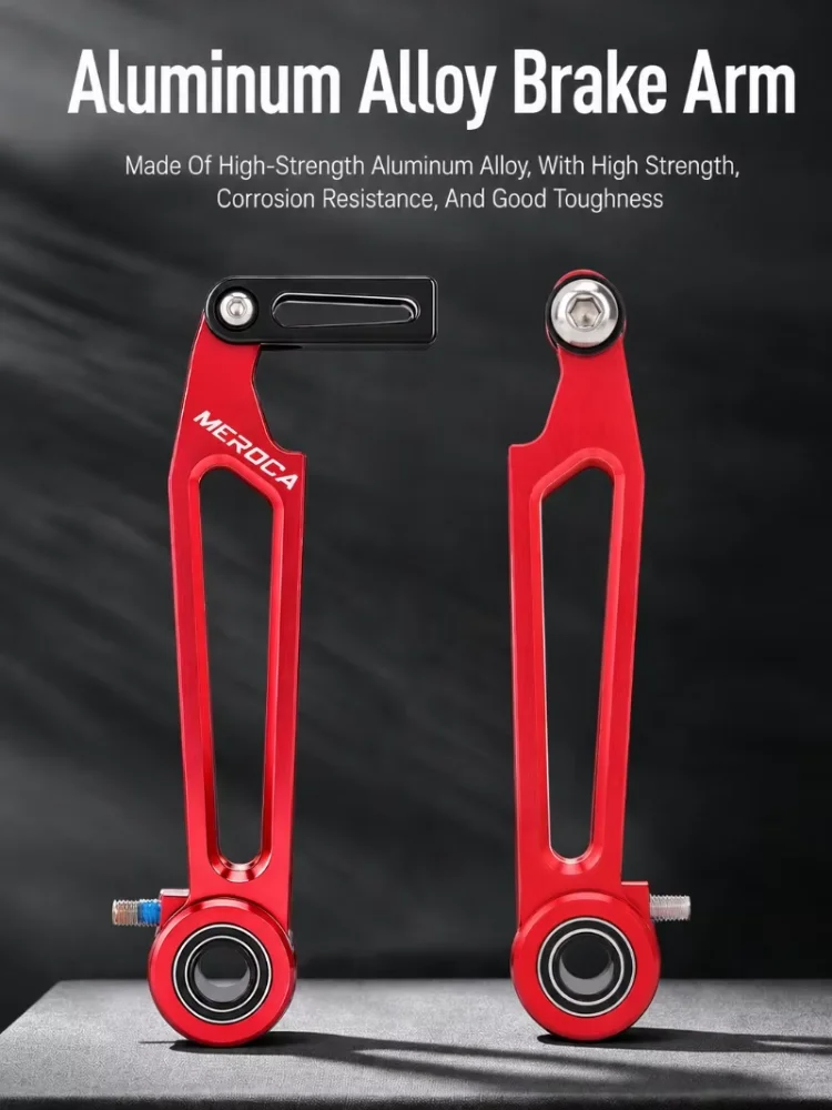 AliExpress MEROCA Folding Bike V-Brake Caliper Aluminum Alloy Long/Short Arm Compatible Brake Set for BMX Folding Bicycle Accessories
