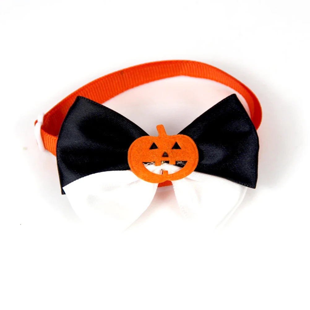 

20 Pcs Pet Bow Tie Decoration Supplies Bowknot Pendant Halloween Collar Bridegroom Dog