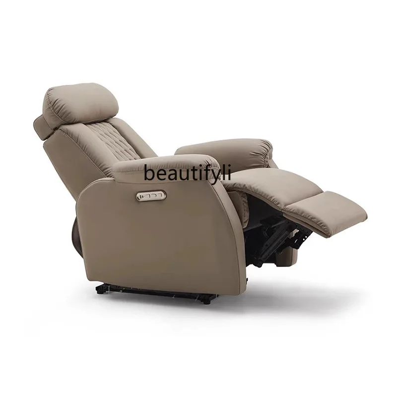 Barber shop electric massage sofa chair reclining hair cutting chair manicure salon perm and dyeing chair