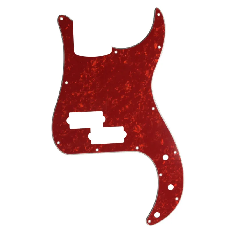 

Pleroo Custom Guitar pickgaurd-для US P бас-гитара, Накладка для защиты от царапин, 4-слойная Красная жемчужина