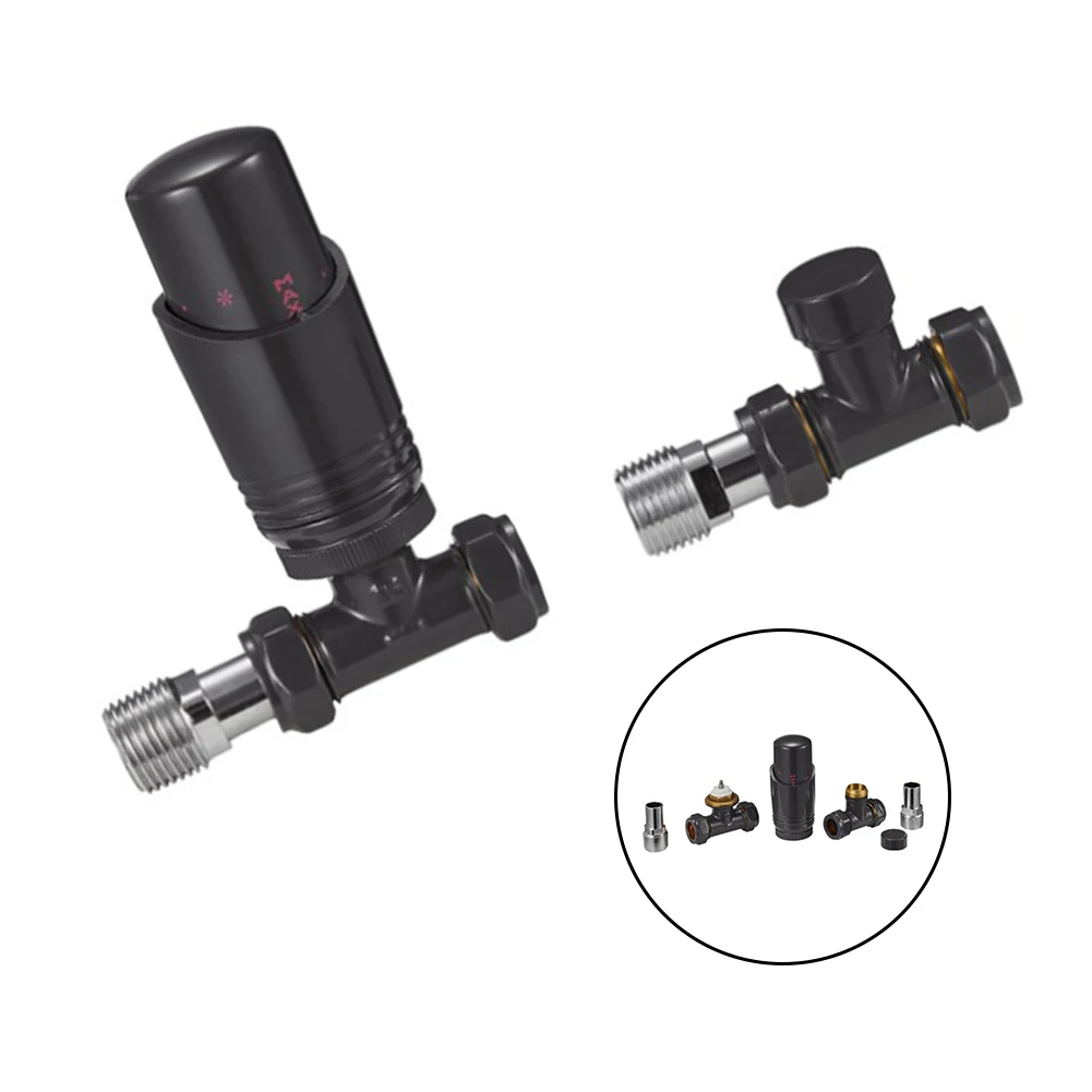 Thermostatic Radiator Valve With Locking Guard For Towel Radiators Thermostatic Radiator Valves  Ensures Long-lasting Durability
