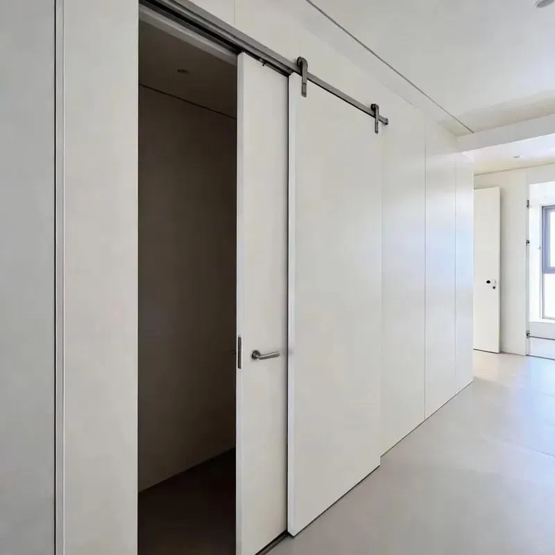 Simple design Invisible door Stylish latest design Wooden hidden modern design Interior room can be customized size