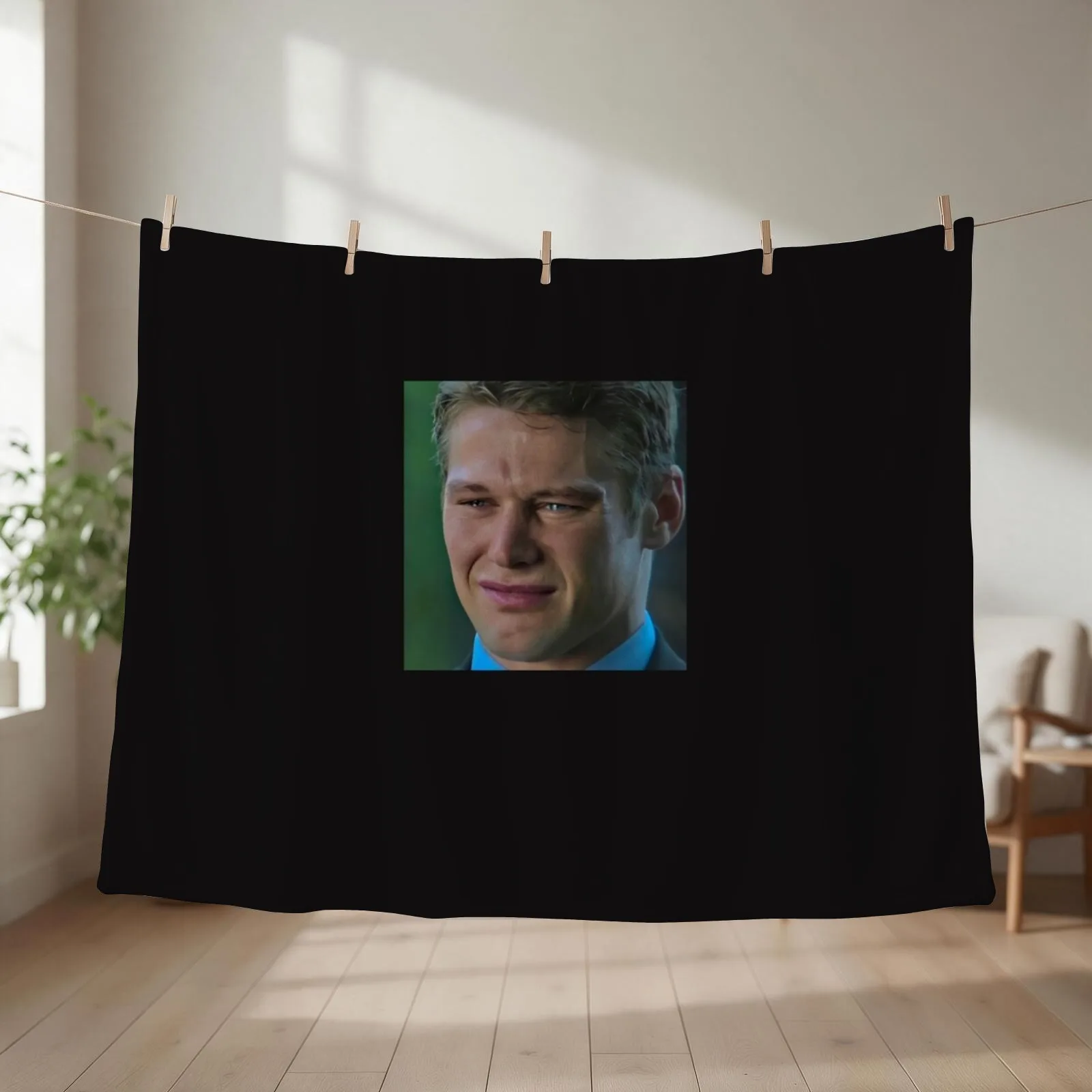 Matt Donovan Crying Classic T-Shirt Throw Blanket couch cozy soft plush fuzzy picnic outdoor blanket