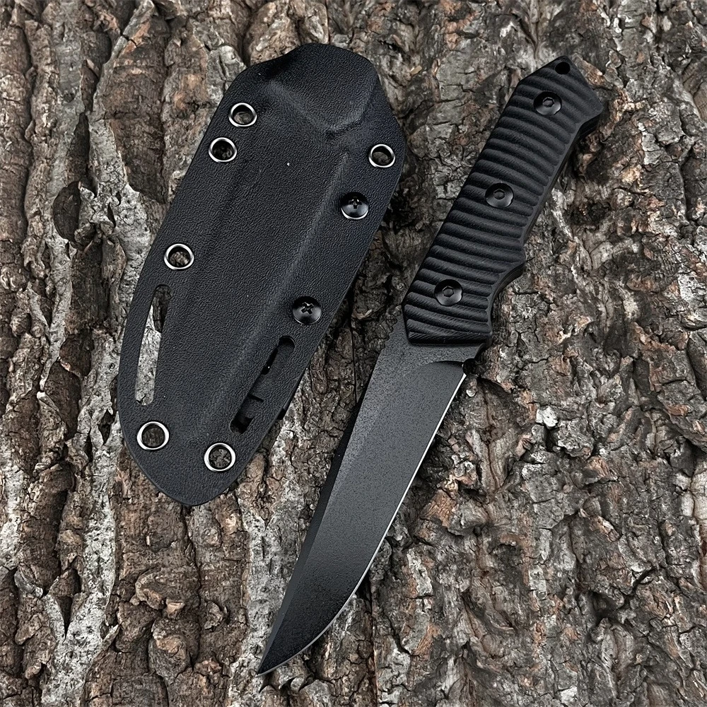 

Тактический нож с фиксированным клинком 0160 EDC, лезвие 7Cr13Mov, рукоять G10, для активного отдыха, кемпинга, походов, охоты, резки, выживания, многофункциональный инструмент