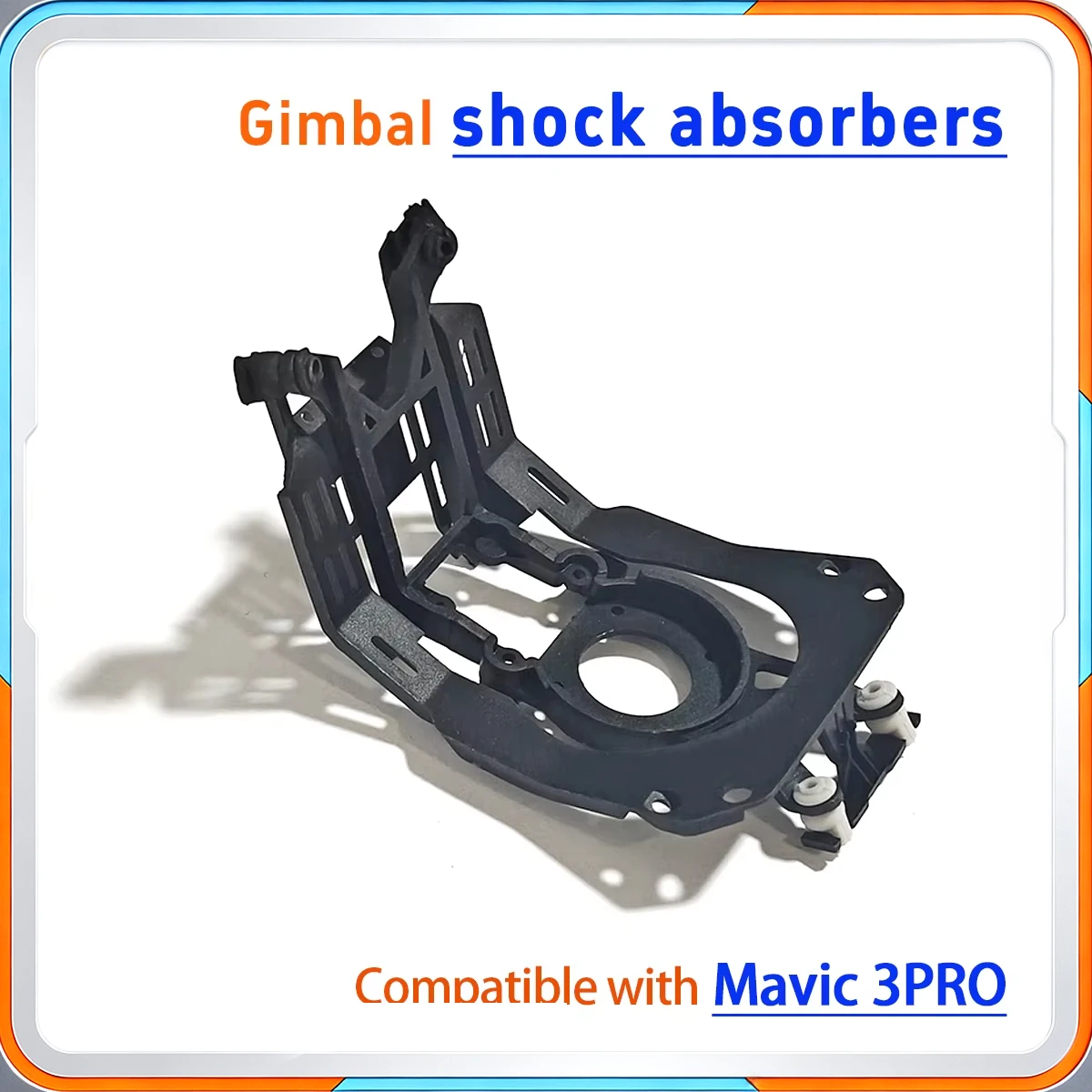 Suitable for DJI Mavic 3/3PRO/3 CLASSIC/3T gimbal shock absorbers, dampers, including upper lower bracket rubber balls view 4