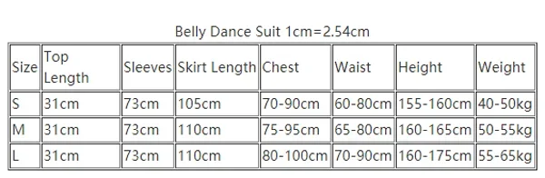 Women Mesh Pearls Sleeves Top+long Skirt 2pcs Girl's Oriental Costumes Set Female Practice Wear Outfit Belly Dance Clothing