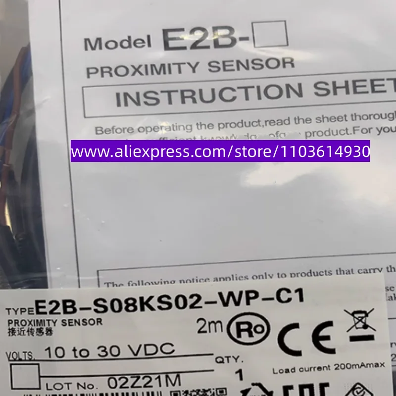 

4PCS New E2B-S08KN02-WP-B1 E2B-S08KN02-WP-B2 E2B-S08KN02-WP-C1 E2B-S08KN02-WP-C2 E2B-S08LN02-WP-B1 E2B-S08LN02-WP-B2 Proximity