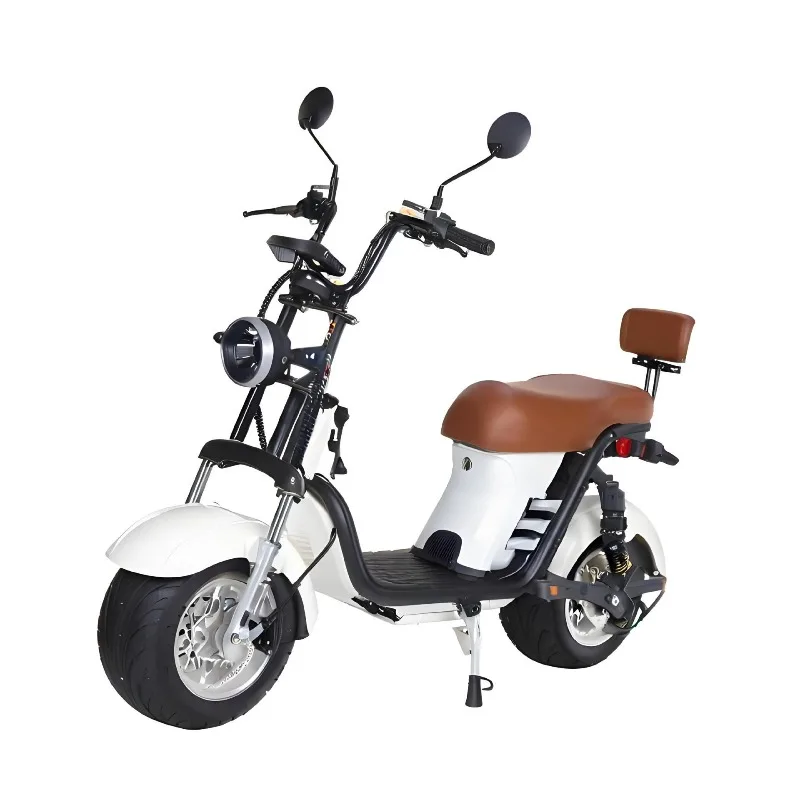 Wide Tire Wheelbase Optimized Lithium Electric Motorcycle