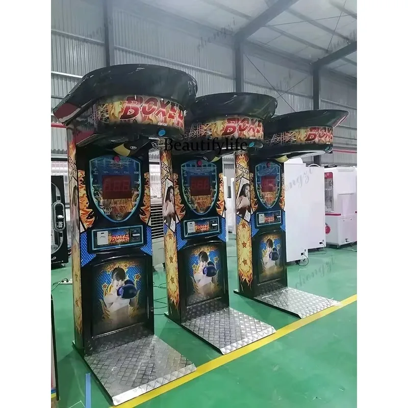 HR Coin-Operated Punch Boxing Arcade Game Machine for Indoor Entertainment Made of Durable Fiberglass for Game Centers