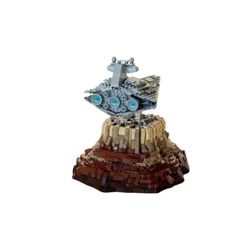 سلسلة أفلام الفضاء MOC قواعد الإمبراطورية المجرة على مكعبات بناء مدينة جيدا مجموعة العمارة المعيارية لعبة الطوب الأصالة #6