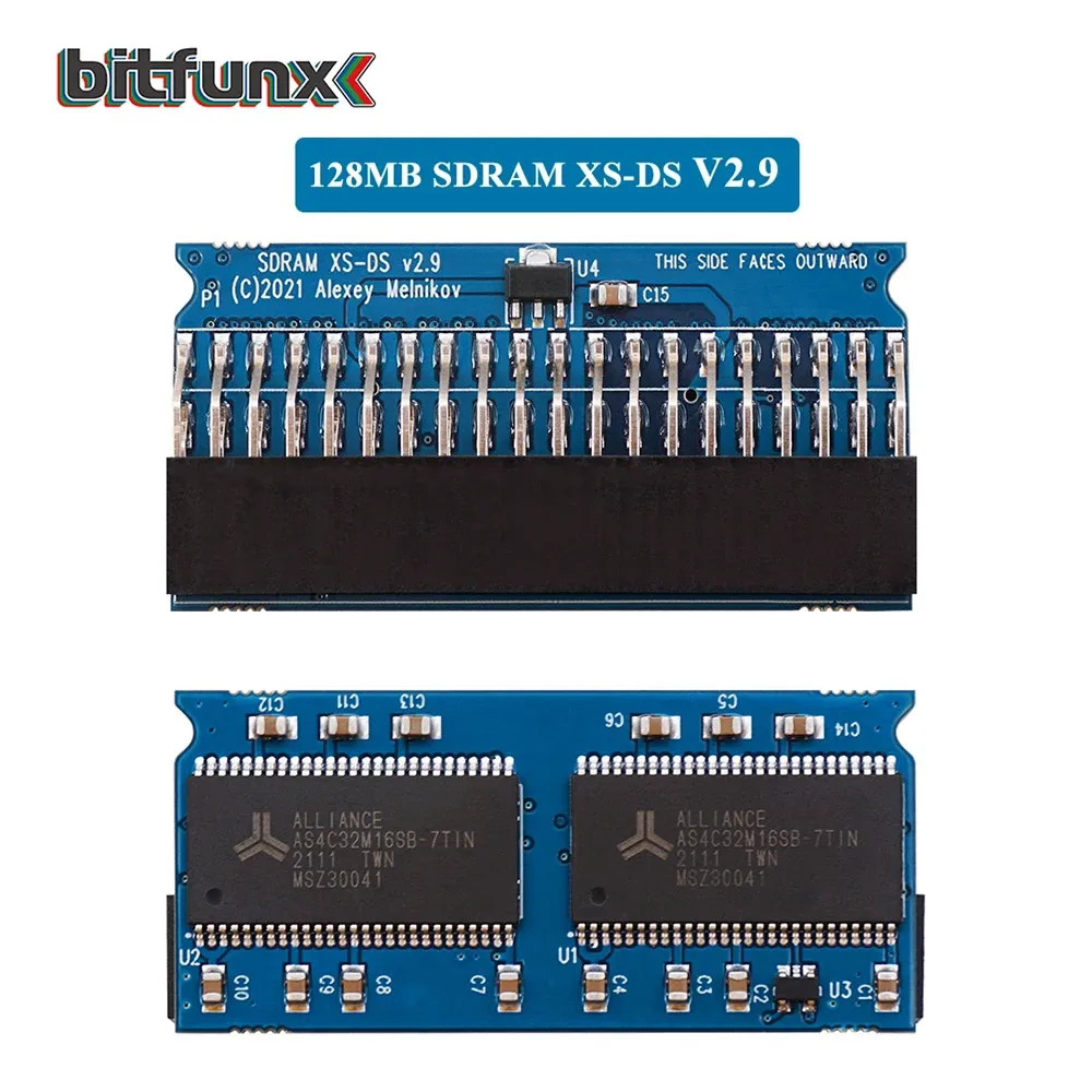 BitFunx Manual Welding SDRAM Extra Slim (XS-DS) v2.9 Board 128MB Memory Chip For MisTer FPGA Core Control Kit Terasic DE10-Nano