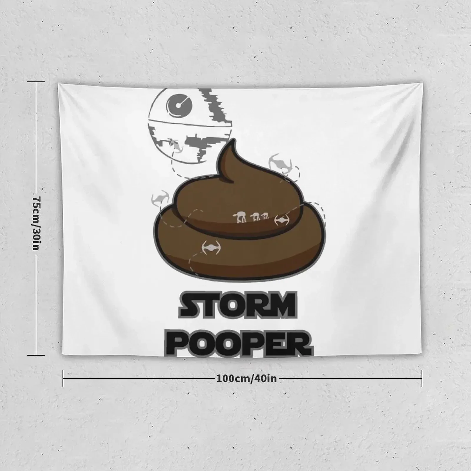 STORM POOPER POOP Tapestry Home Decorations Aesthetic Japanese Room Decor Home And Comfort Decor Tapestry