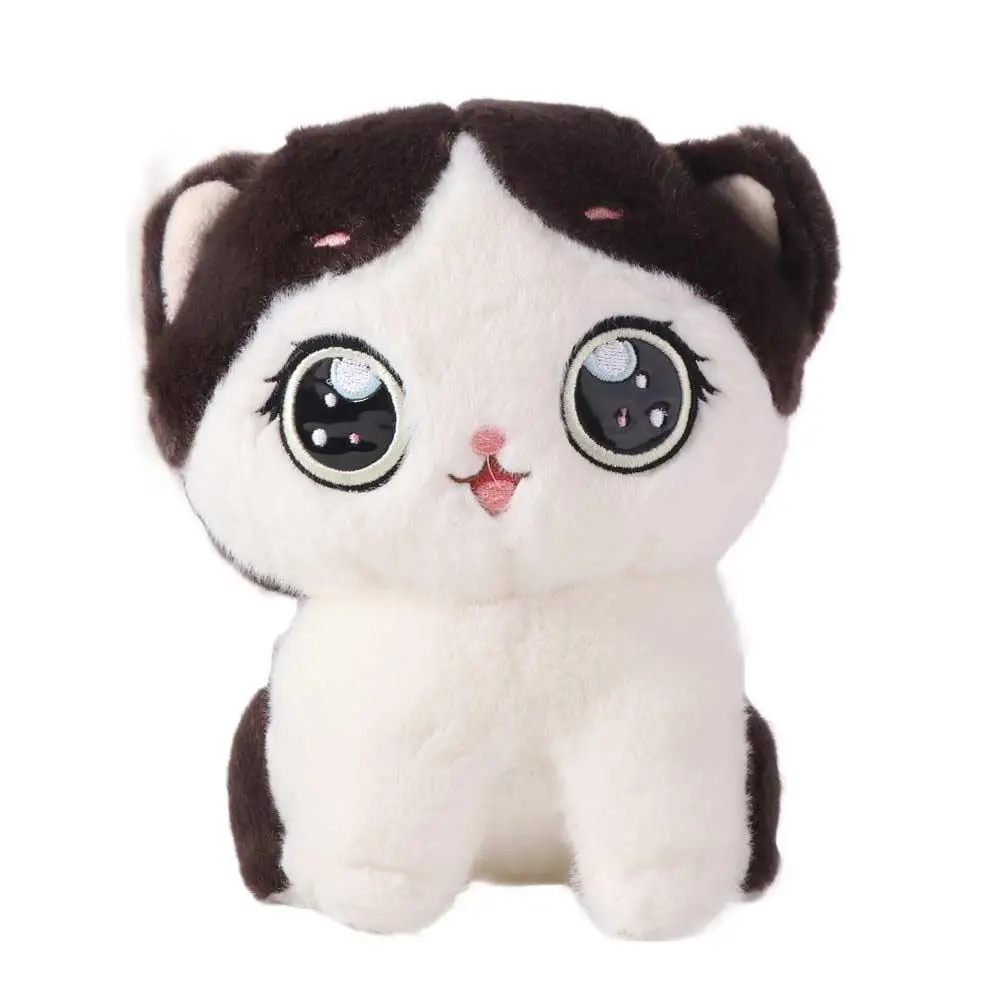 

Кошка с большими глазами, плюшевые игрушки, подушка, мягкая игрушка, кошка, мягкая кукла, кавайное украшение для дивана, милая кукла-котенок, детские подарки