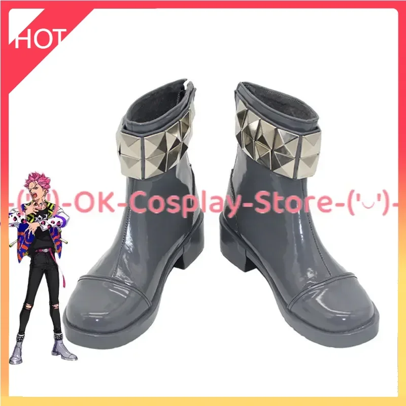 Game CHARISMA Karisuma Cosplay Shoes Halloween Carnival Boots PU Leather Shoes Cosplay Props Custom Made